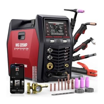Arccaptain MIG205MP All-in-One Pulse MIG Welder and Cutter Combo