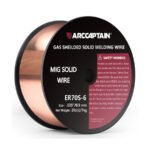 Arccaptain 2 Lbs ER70S-6 MIG Welding Wire Gas Solid Wire